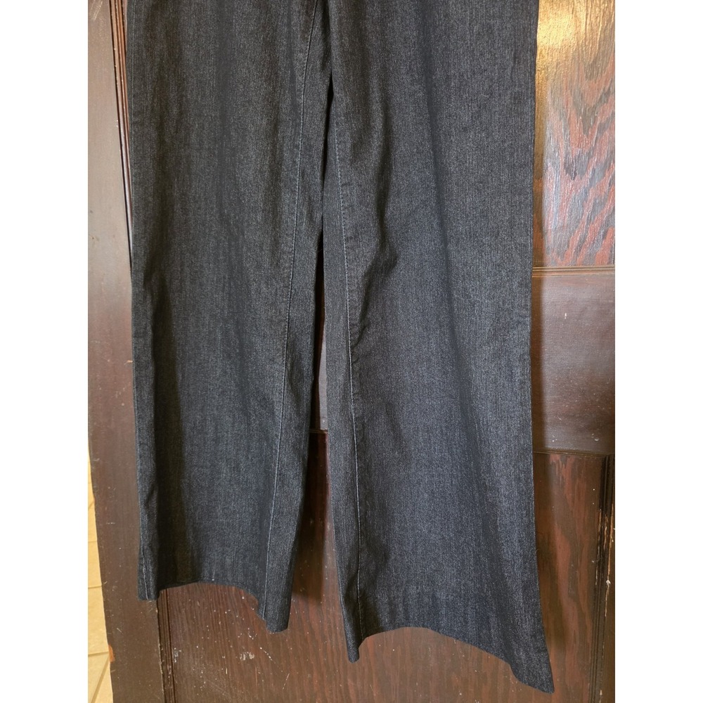 Nine West Women's Wide Leg Trouser Pants Black 6 Business Office Casual NWT - Picture 3 of 12